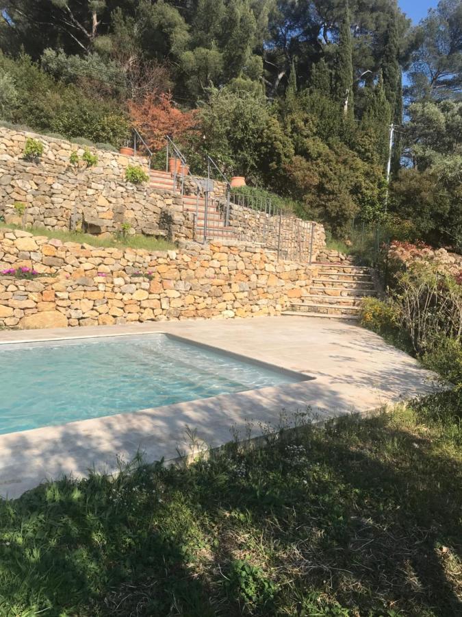 Hauteurs De Toulon : Charmant Studio Piscine Exteriör bild