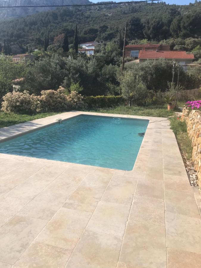 Hauteurs De Toulon : Charmant Studio Piscine Exteriör bild