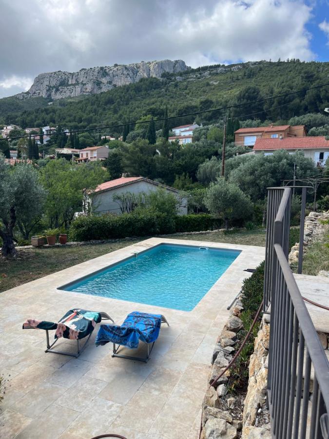 Hauteurs De Toulon : Charmant Studio Piscine Exteriör bild